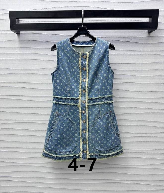 Louis Vuitton Women’s Jean Dress – Monogram Denim Classic (634)
