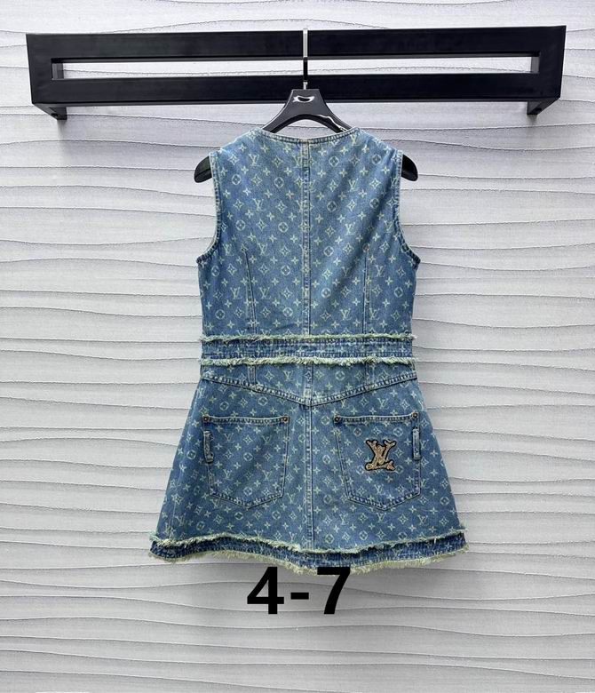 Louis Vuitton Women’s Jean Dress – Monogram Denim Classic (634)
