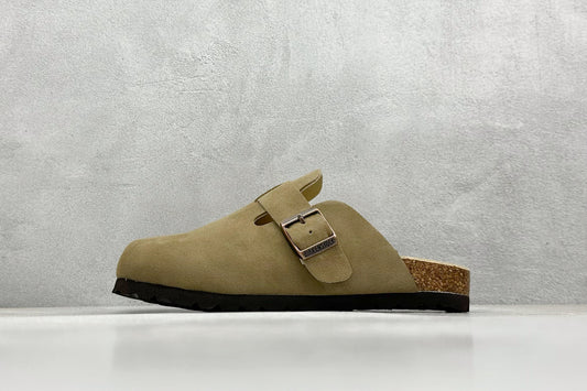 Birkenstock- Cowhide Slides