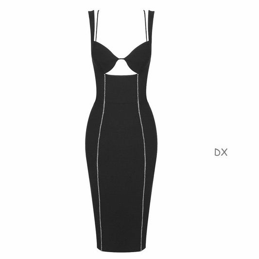 Hervé Léger Women’s Bandage Dress – Classic Black Fit (6515-31001)